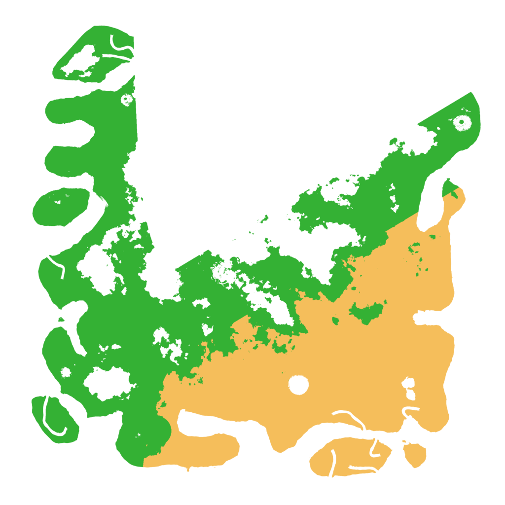 Biome Rust Map: Procedural Map, Size: 4500, Seed: 1687464591