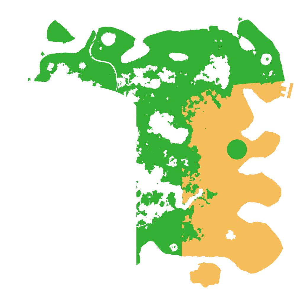 Biome Rust Map: Procedural Map, Size: 4000, Seed: 19266