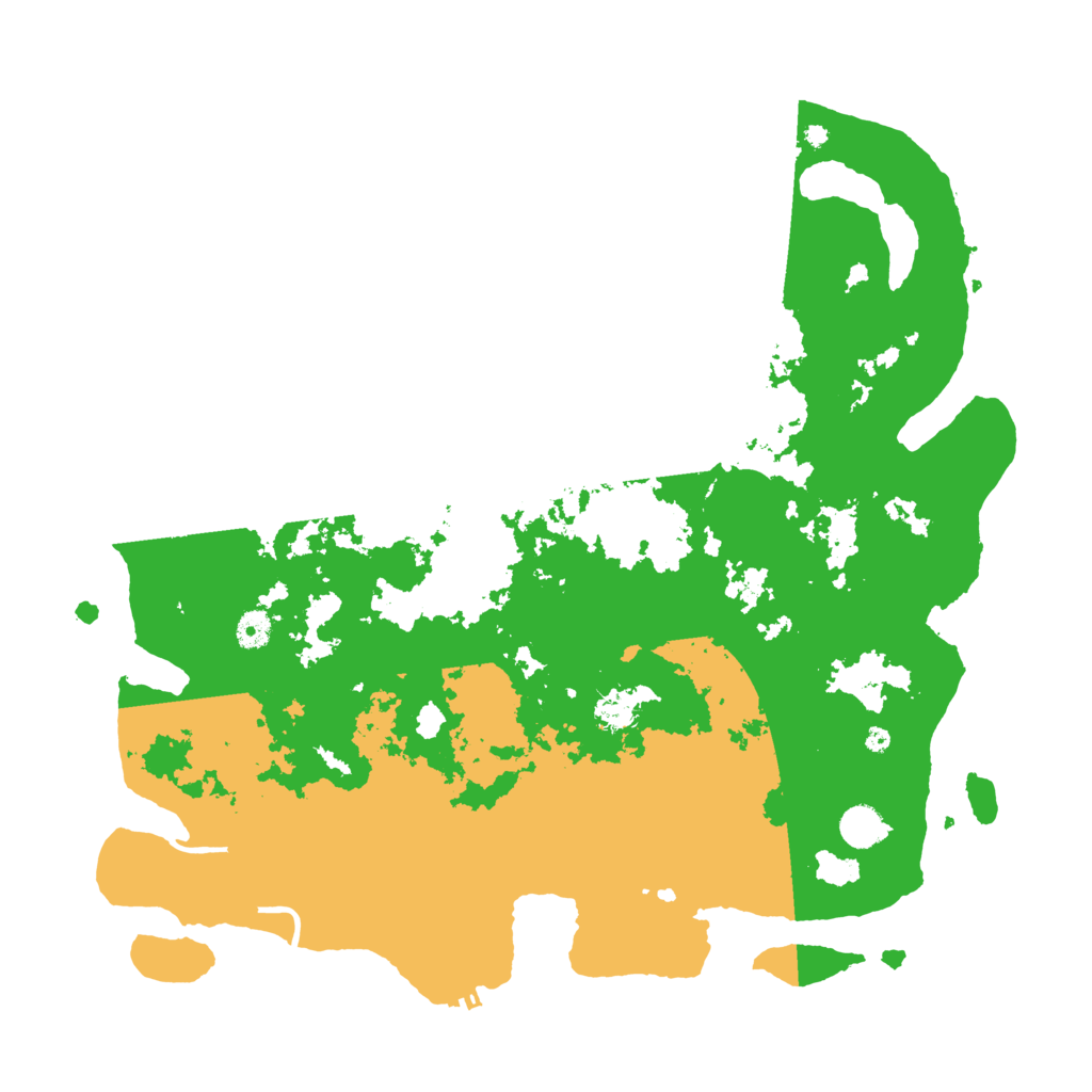 Biome Rust Map: Procedural Map, Size: 4500, Seed: 2078