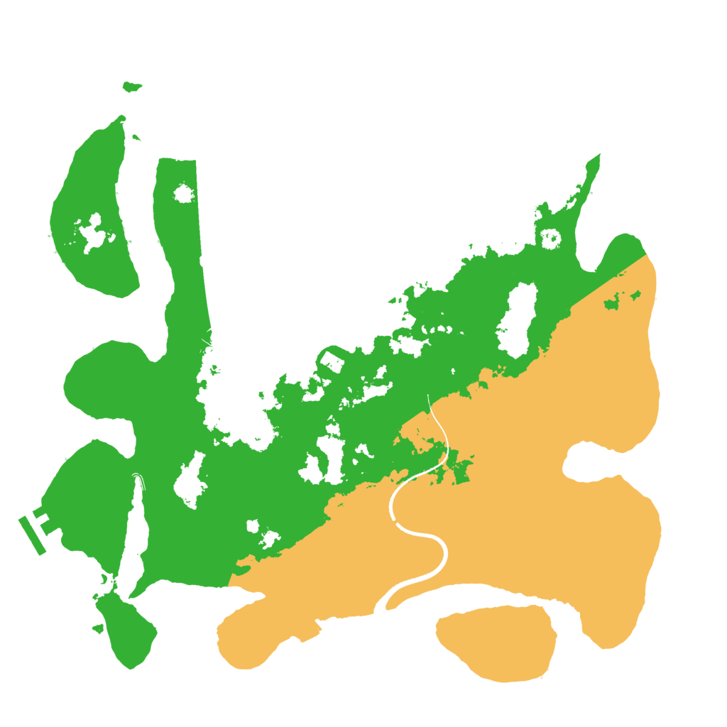 Biome Rust Map: Procedural Map, Size: 3500, Seed: 847093722