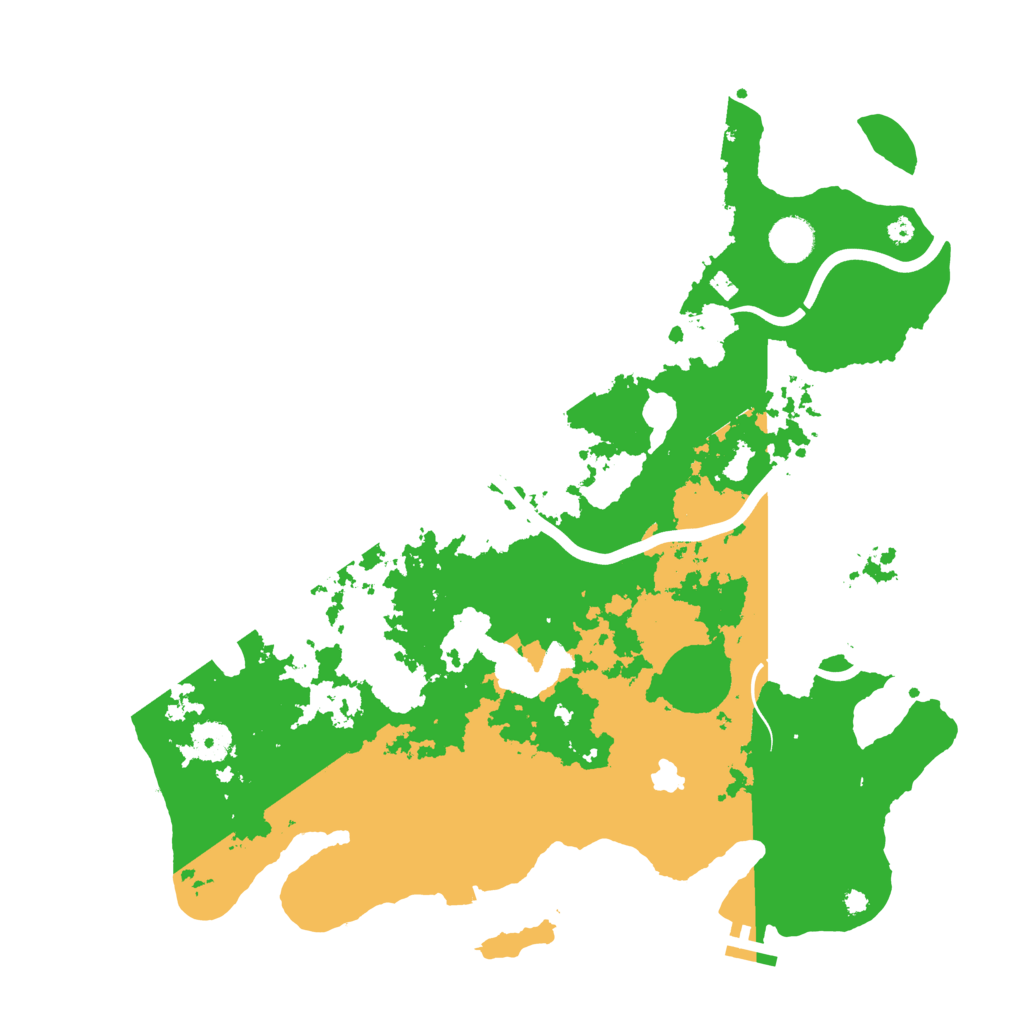 Biome Rust Map: Procedural Map, Size: 4000, Seed: 779753077