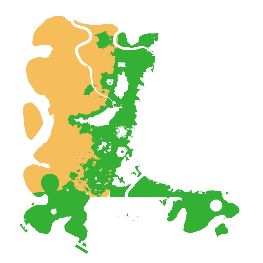 Biome Rust Map: Procedural Map, Size: 3850, Seed: 384785159
