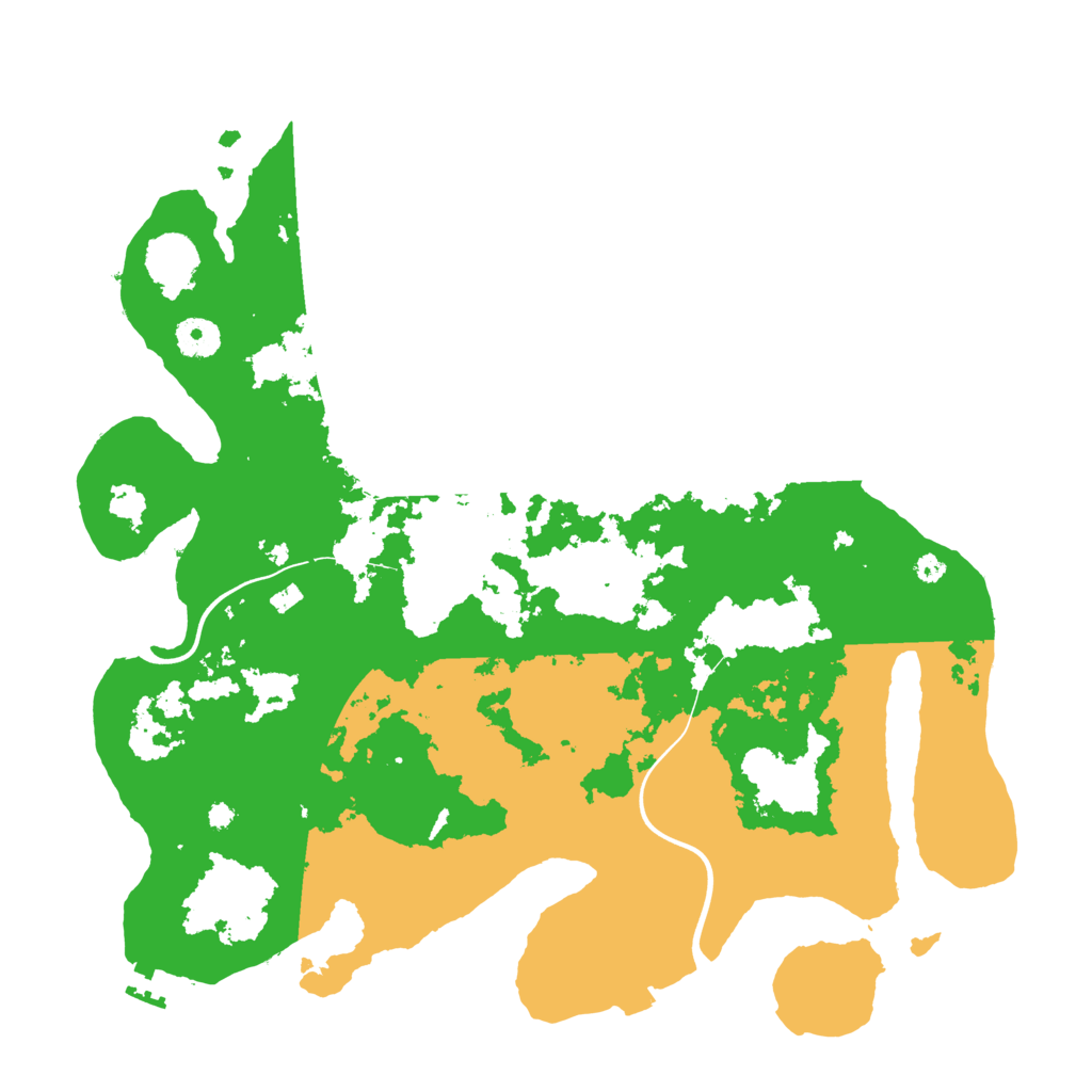 Biome Rust Map: Procedural Map, Size: 3850, Seed: 86296327