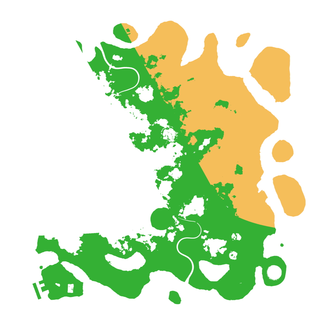 Biome Rust Map: Procedural Map, Size: 3850, Seed: 606843243