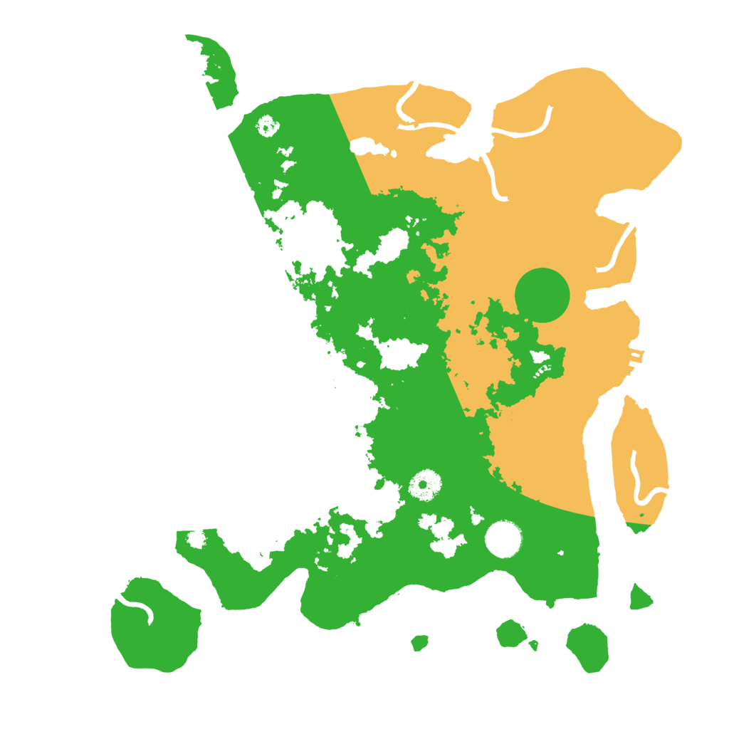 Biome Rust Map: Procedural Map, Size: 3500, Seed: 493097026