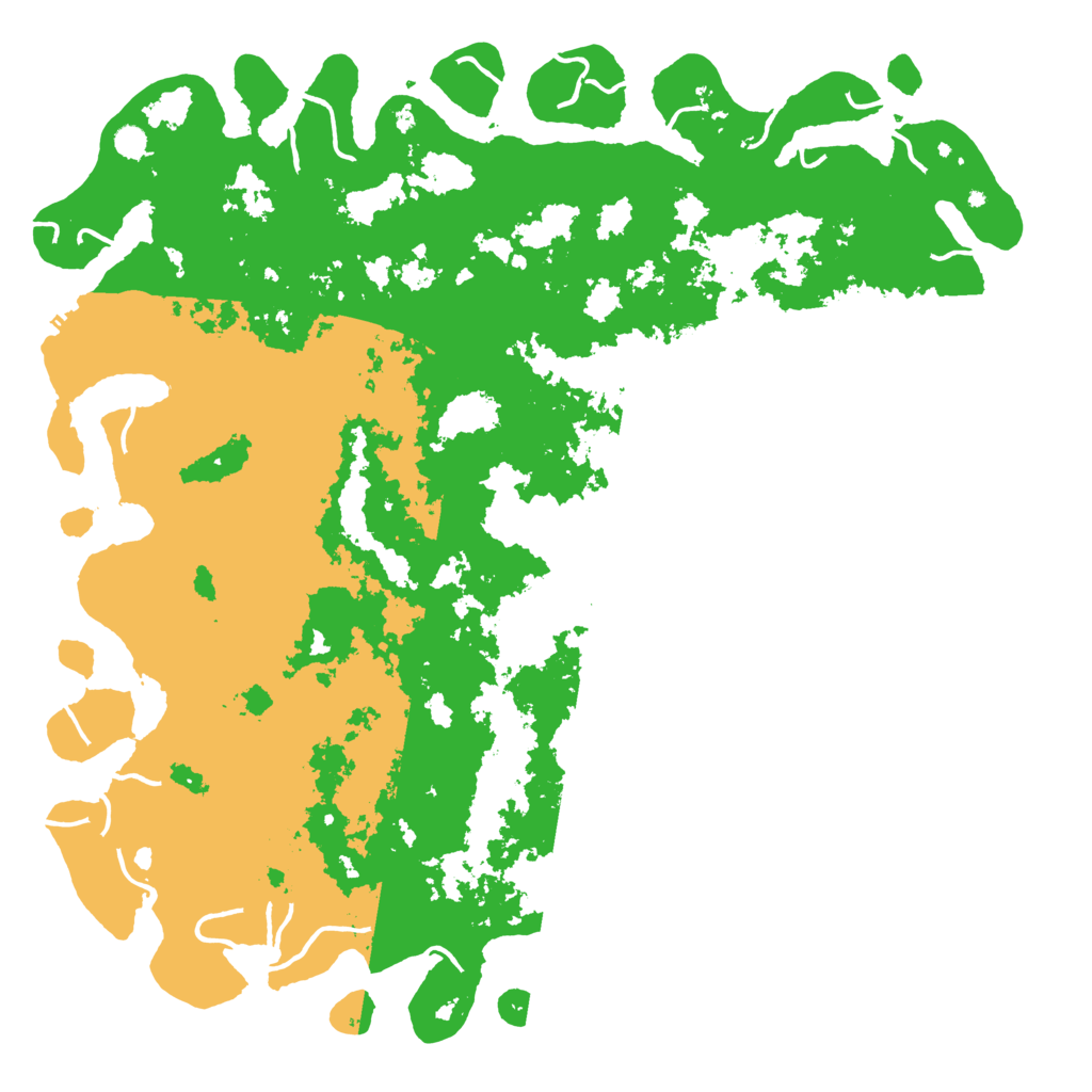 Biome Rust Map: Procedural Map, Size: 6000, Seed: 151