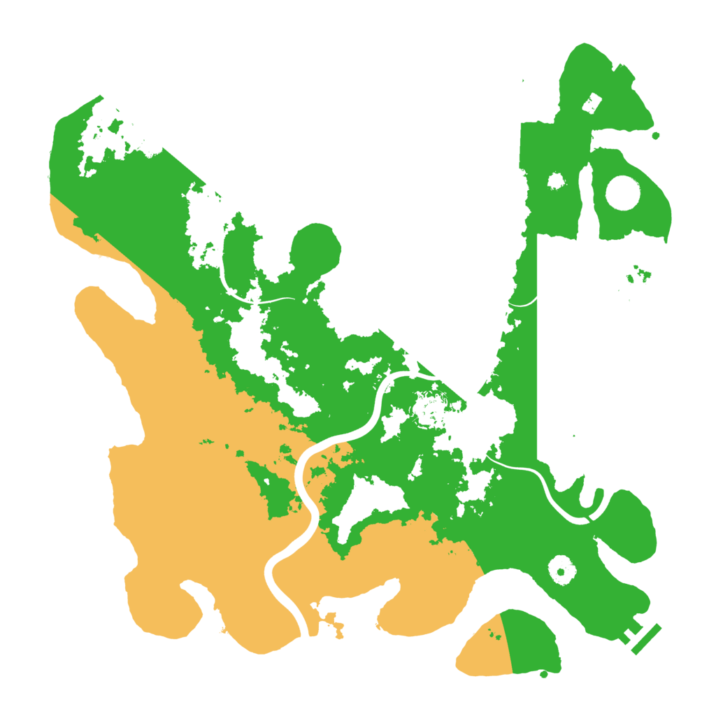 Biome Rust Map: Procedural Map, Size: 3850, Seed: 68107084