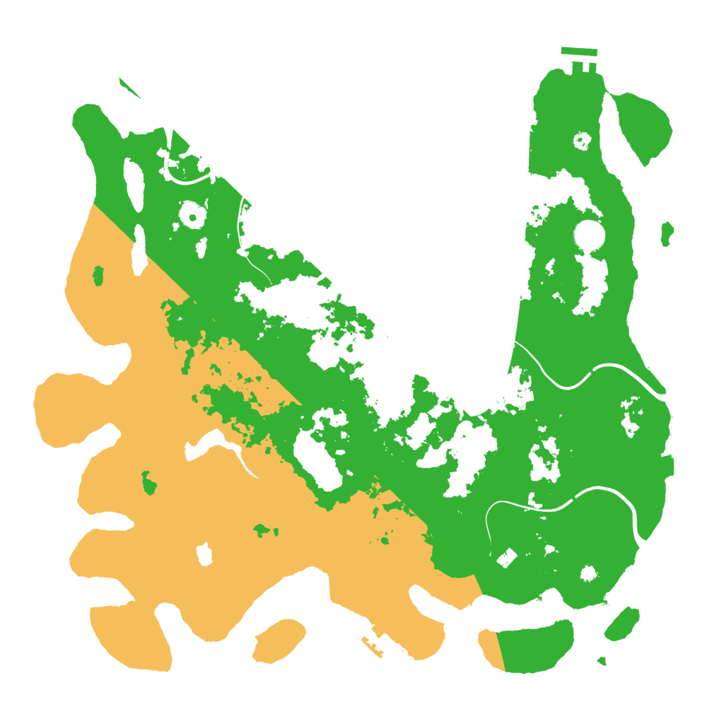 Biome Rust Map: Procedural Map, Size: 4050, Seed: 335522555