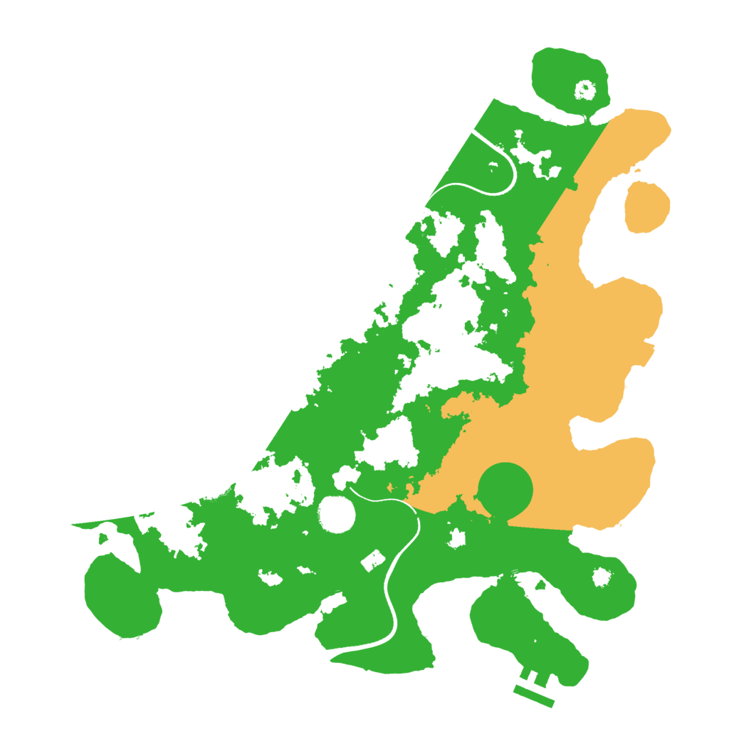 Biome Rust Map: Procedural Map, Size: 3500, Seed: 118959017