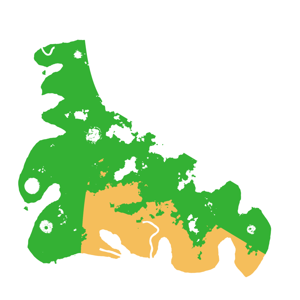 Biome Rust Map: Procedural Map, Size: 3500, Seed: 296596333