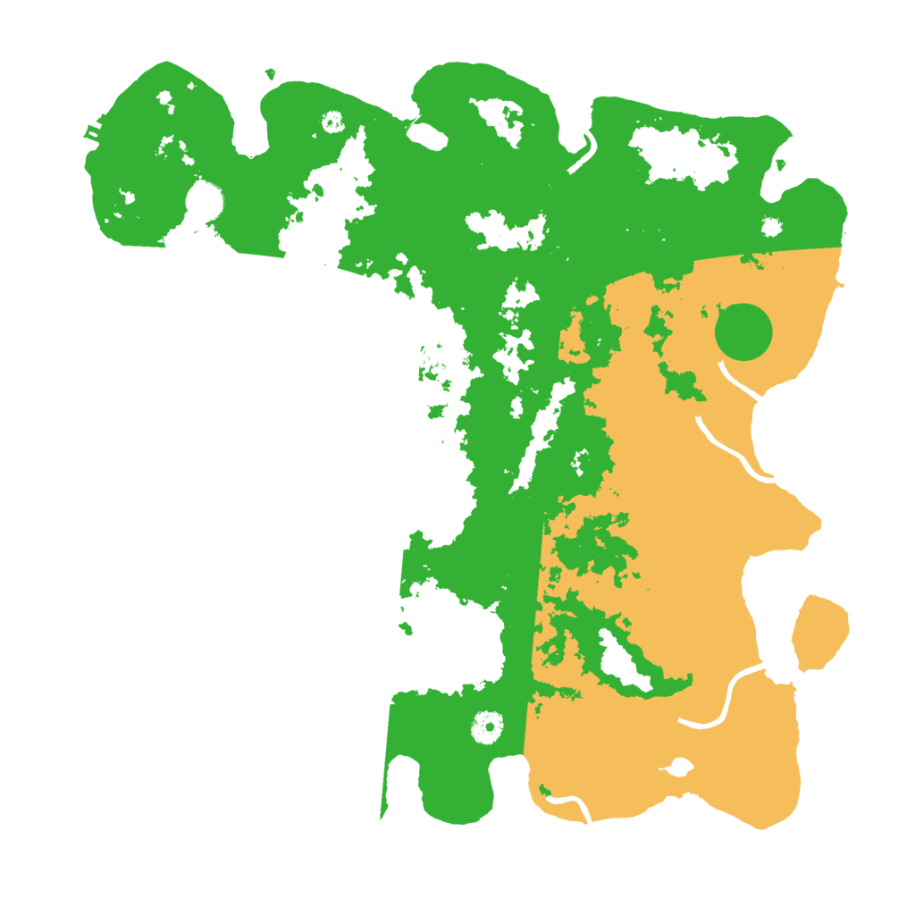 Biome Rust Map: Procedural Map, Size: 4200, Seed: 2400