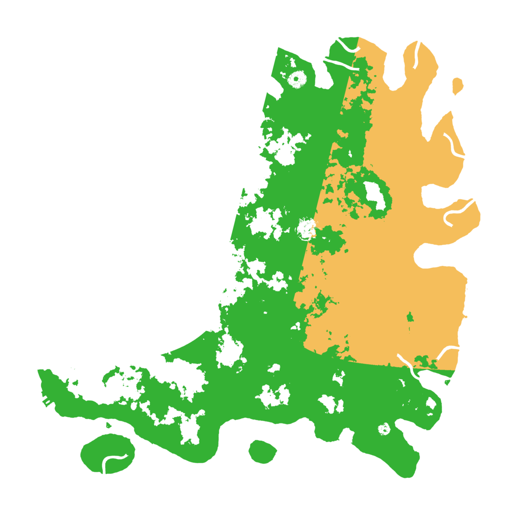Biome Rust Map: Procedural Map, Size: 4350, Seed: 1534859880