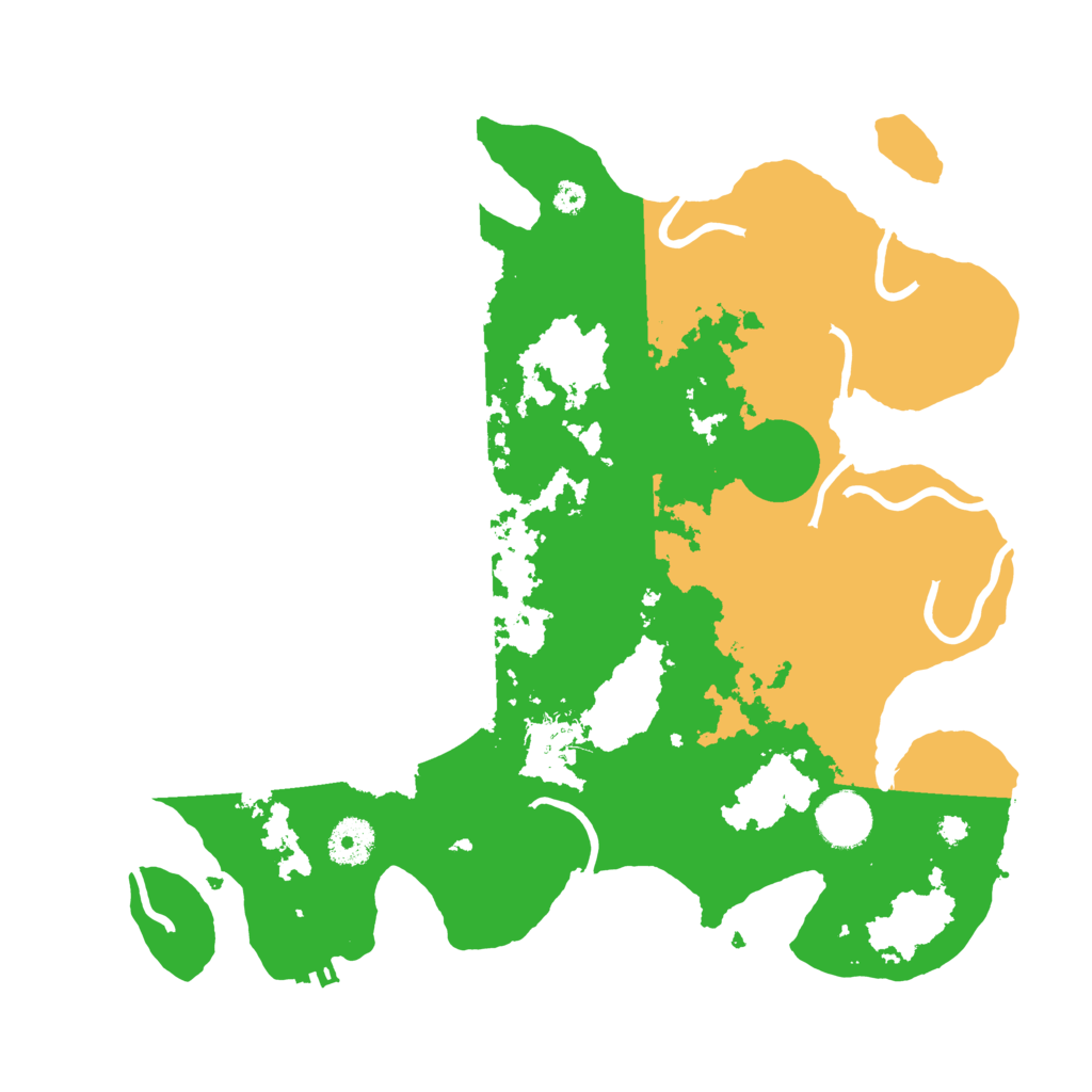 Biome Rust Map: Procedural Map, Size: 3500, Seed: 1622489947