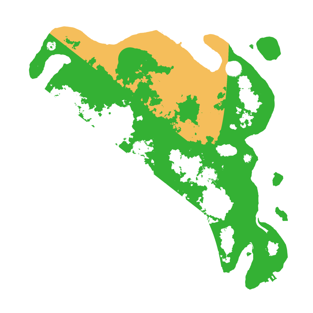 Biome Rust Map: Procedural Map, Size: 3500, Seed: 951854
