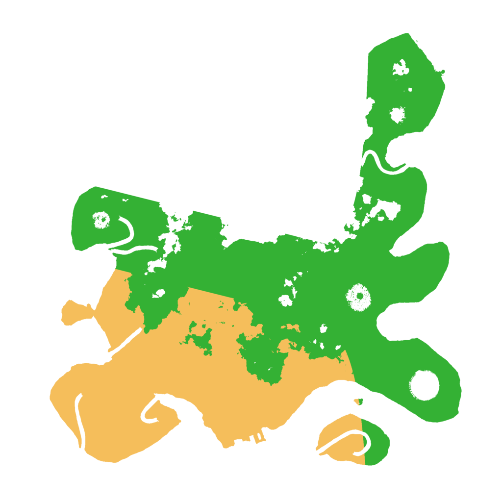 Biome Rust Map: Procedural Map, Size: 3000, Seed: 565157721