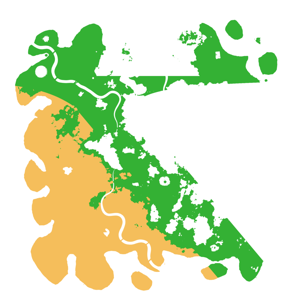 Biome Rust Map: Procedural Map, Size: 4500, Seed: 119718445