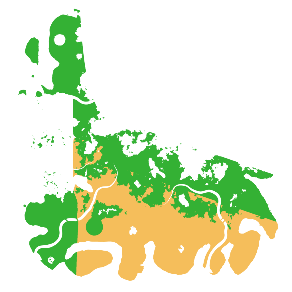 Biome Rust Map: Procedural Map, Size: 4500, Seed: 926445125