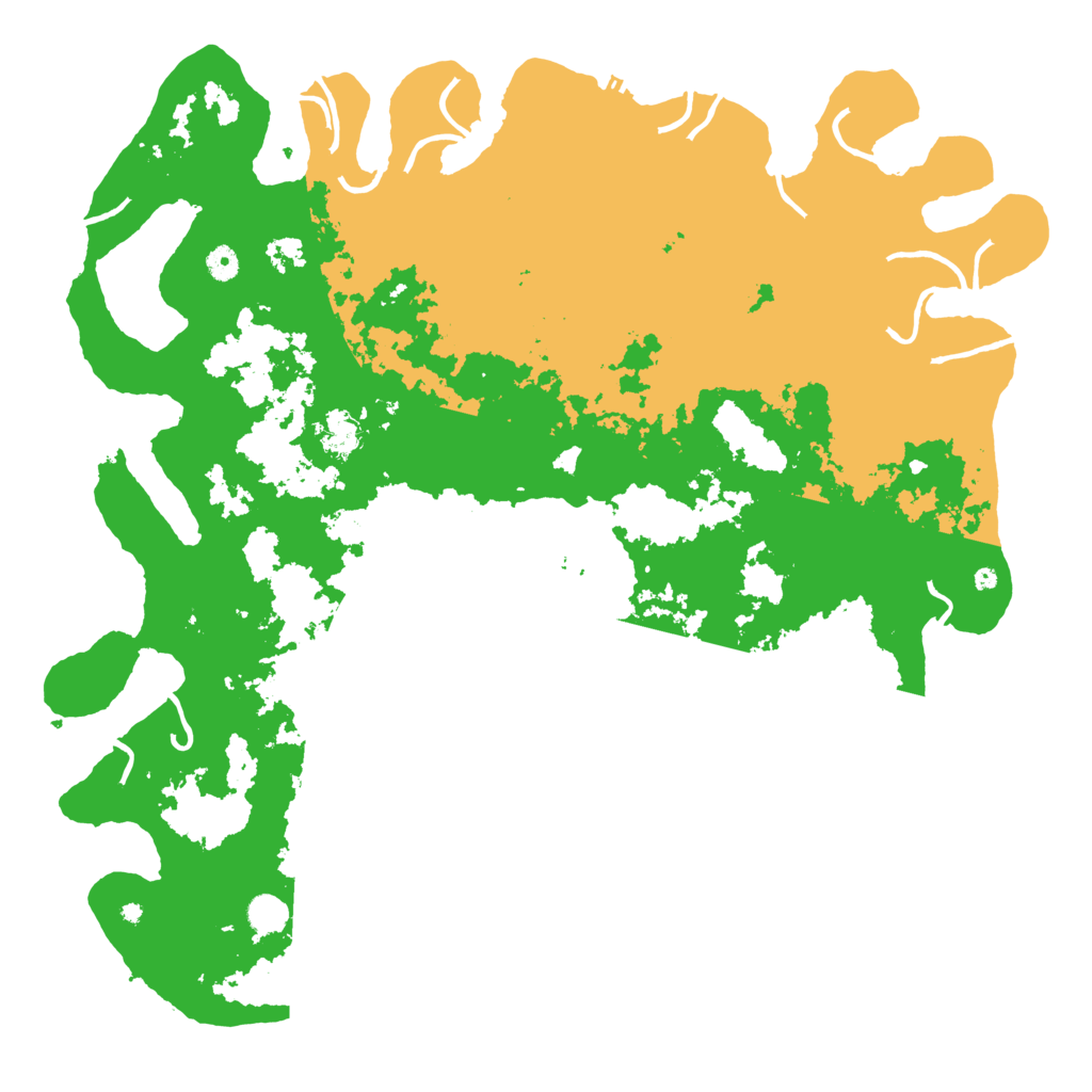 Biome Rust Map: Procedural Map, Size: 5000, Seed: 12233