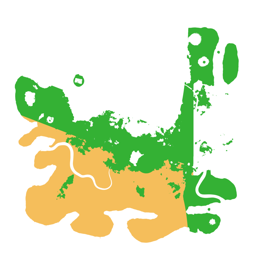 Biome Rust Map: Procedural Map, Size: 3800, Seed: 555444