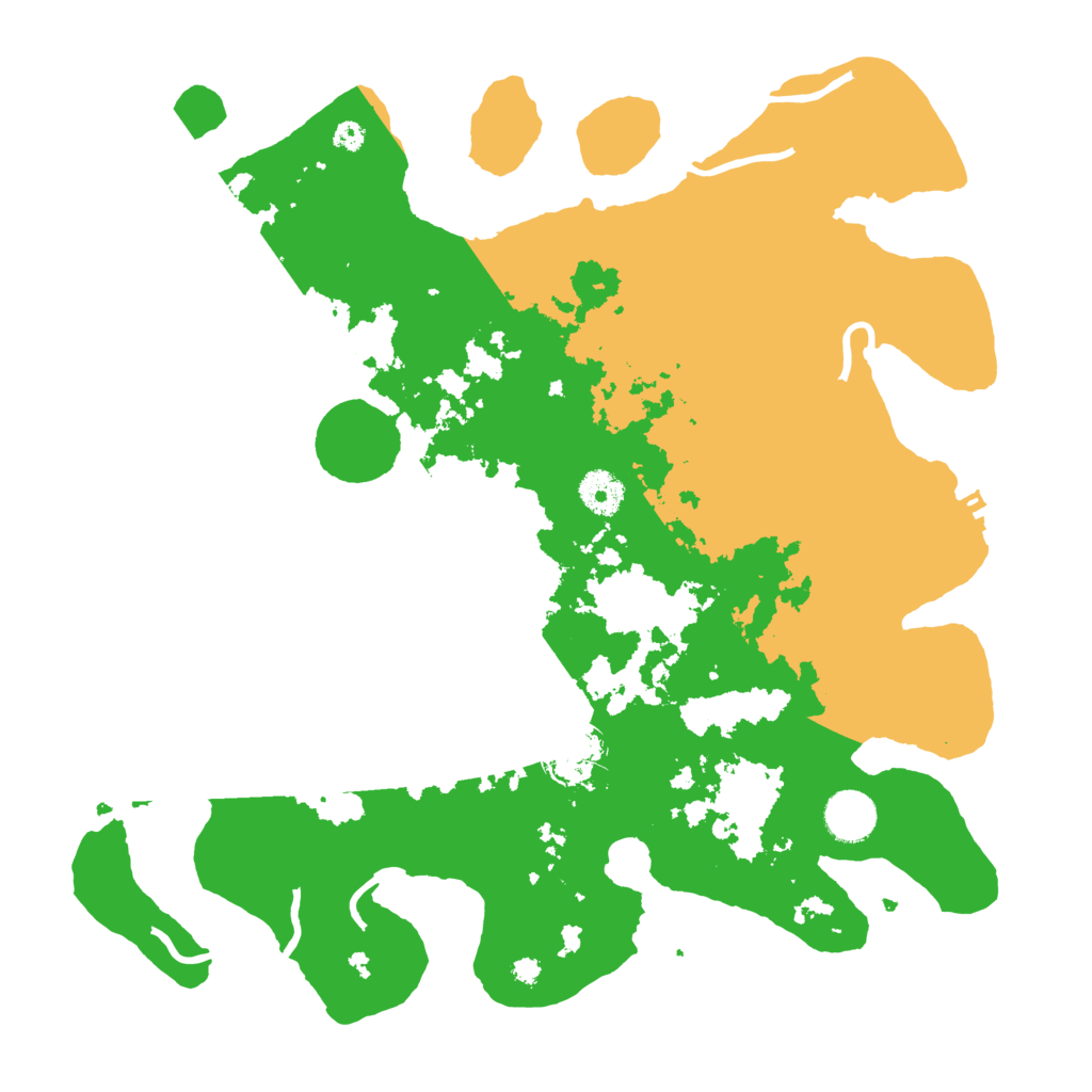 Biome Rust Map: Procedural Map, Size: 3700, Seed: 13273323