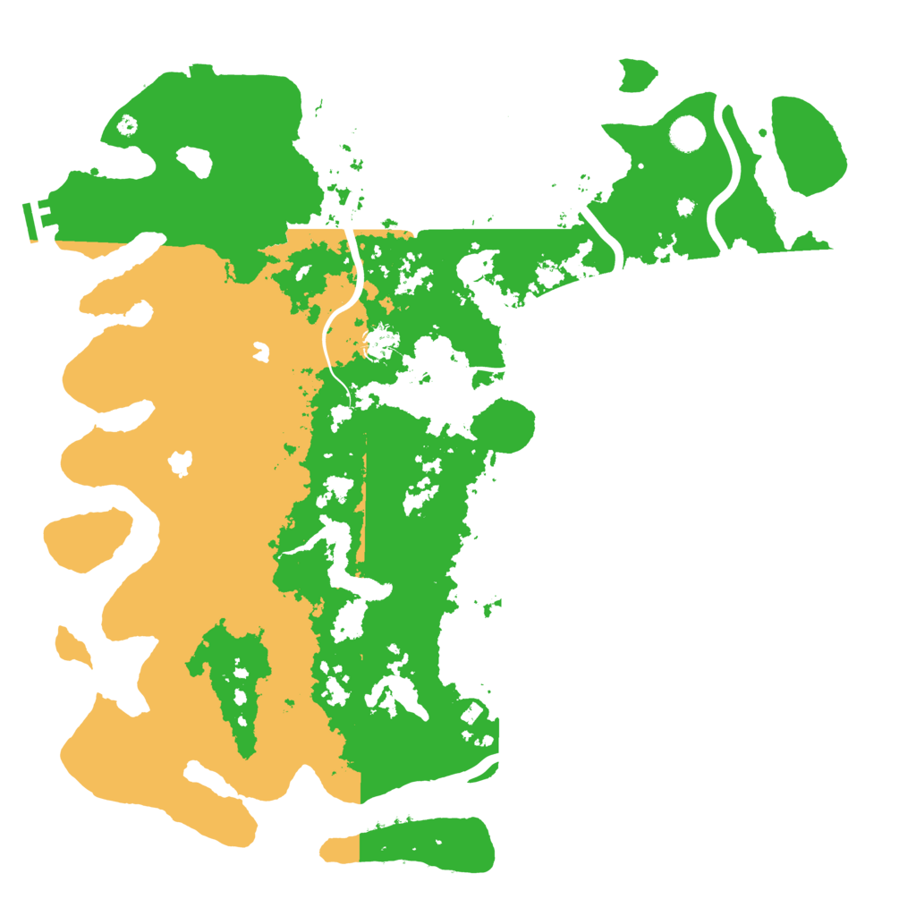 Biome Rust Map: Procedural Map, Size: 4600, Seed: 130162115