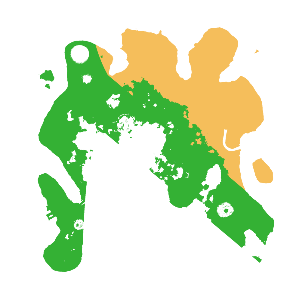 Biome Rust Map: Procedural Map, Size: 3000, Seed: 355203852