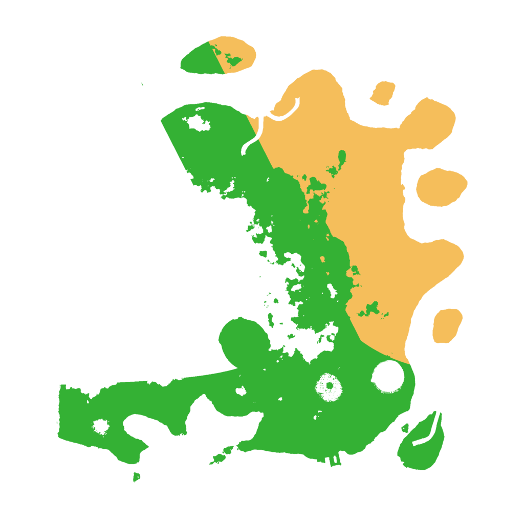 Biome Rust Map: Procedural Map, Size: 3000, Seed: 1132290365