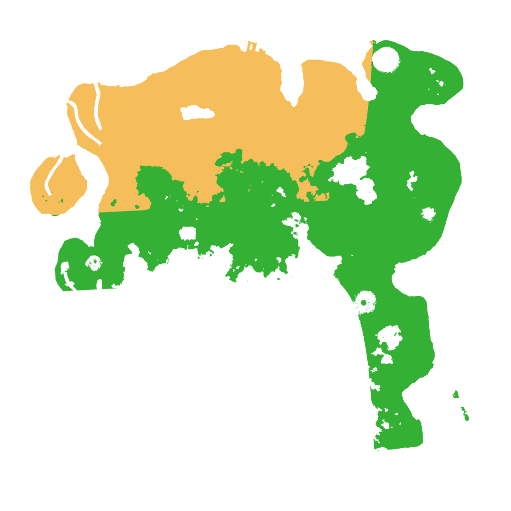 Biome Rust Map: Procedural Map, Size: 3500, Seed: 1216778295