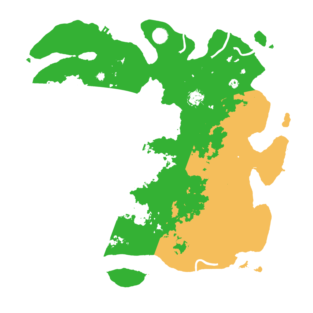 Biome Rust Map: Procedural Map, Size: 3500, Seed: 1434414021