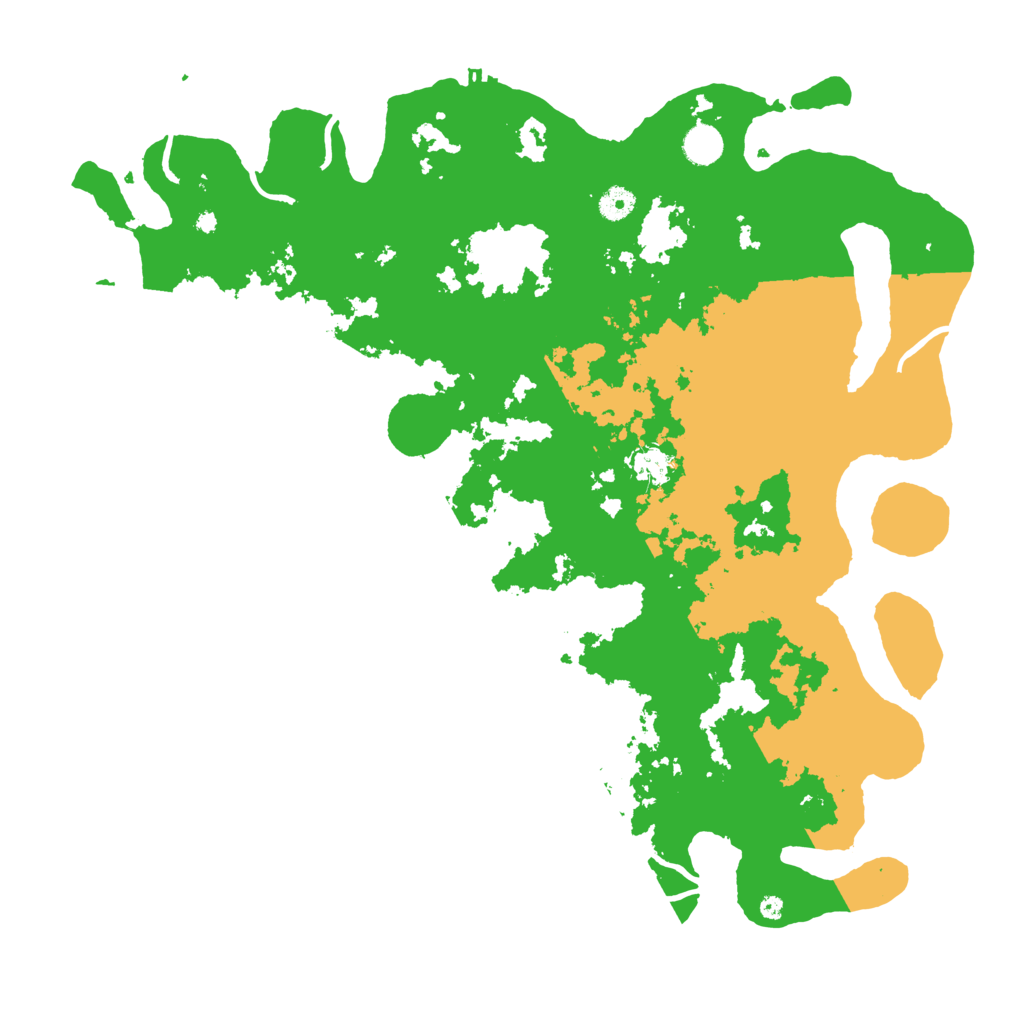 Biome Rust Map: Procedural Map, Size: 4500, Seed: 11662022