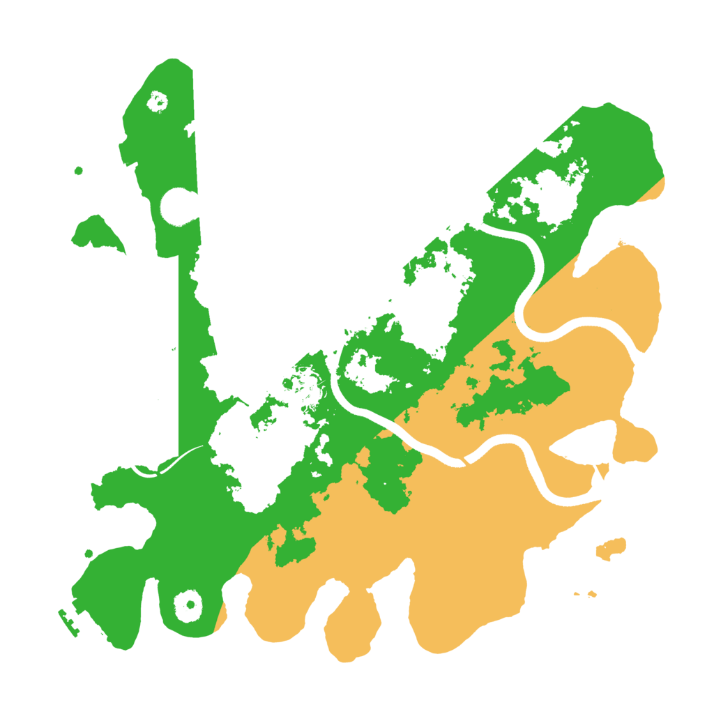 Biome Rust Map: Procedural Map, Size: 3500, Seed: 1056980105