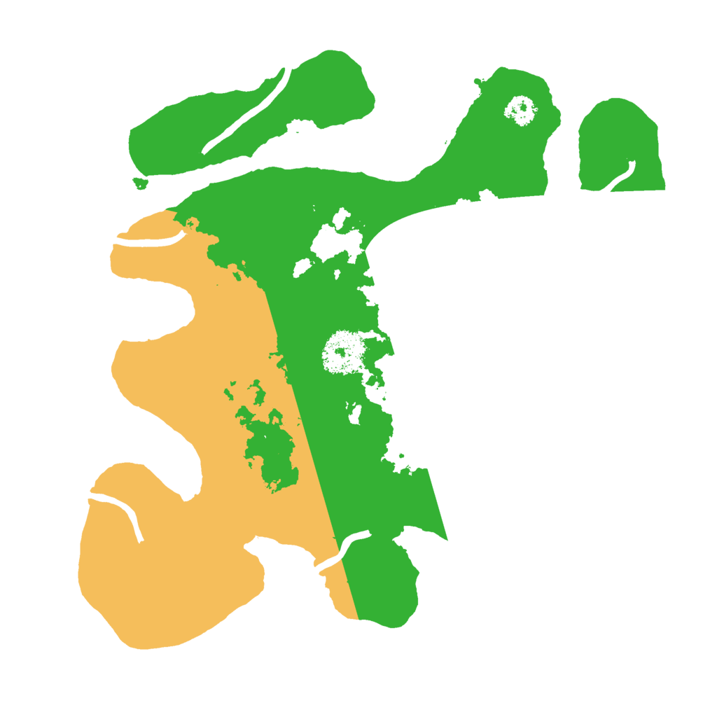 Biome Rust Map: Procedural Map, Size: 2500, Seed: 11901
