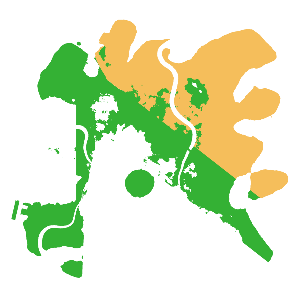 Biome Rust Map: Procedural Map, Size: 3000, Seed: 381202294