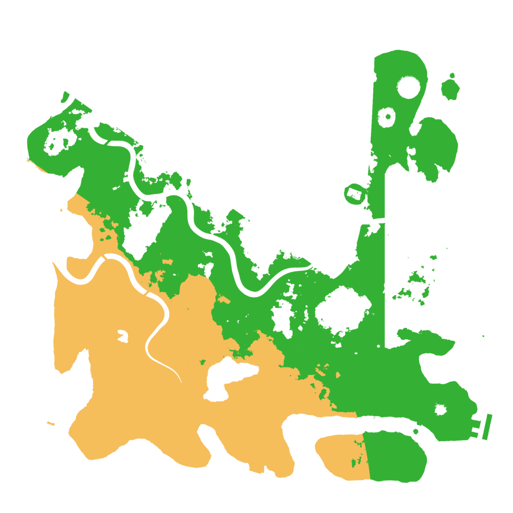 Biome Rust Map: Procedural Map, Size: 4000, Seed: 1398049820