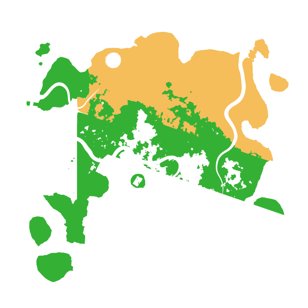 Biome Rust Map: Procedural Map, Size: 3500, Seed: 1453679668