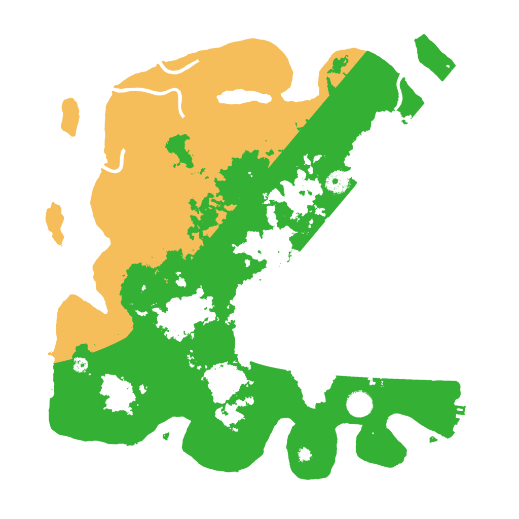 Biome Rust Map: Procedural Map, Size: 3500, Seed: 1822692819