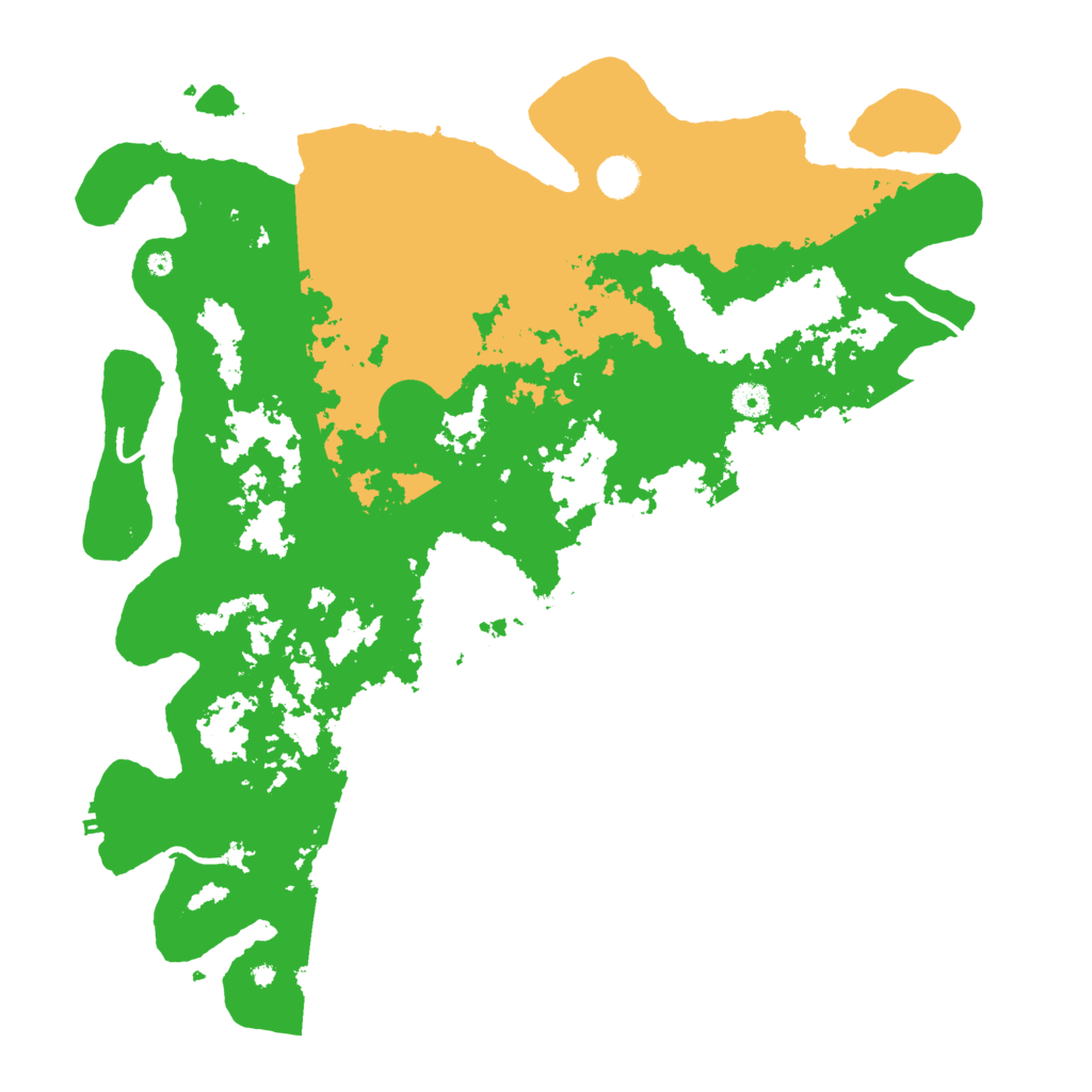 Biome Rust Map: Procedural Map, Size: 4500, Seed: 7504