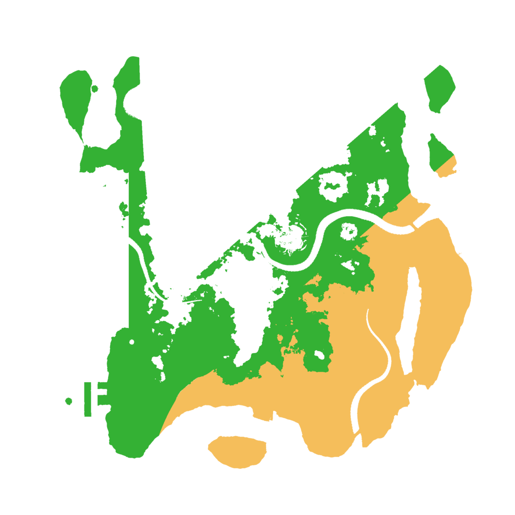 Biome Rust Map: Procedural Map, Size: 3000, Seed: 31279