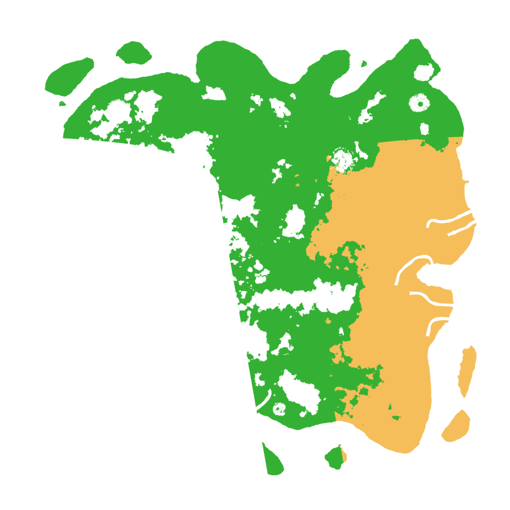 Biome Rust Map: Procedural Map, Size: 4000, Seed: 6193