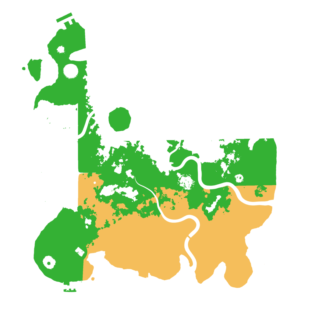 Biome Rust Map: Procedural Map, Size: 3750, Seed: 968896310