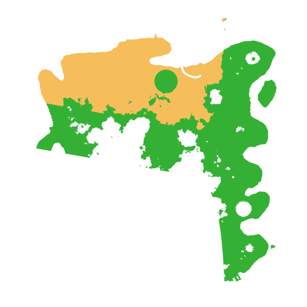 Biome Rust Map: Procedural Map, Size: 3500, Seed: 1096647836