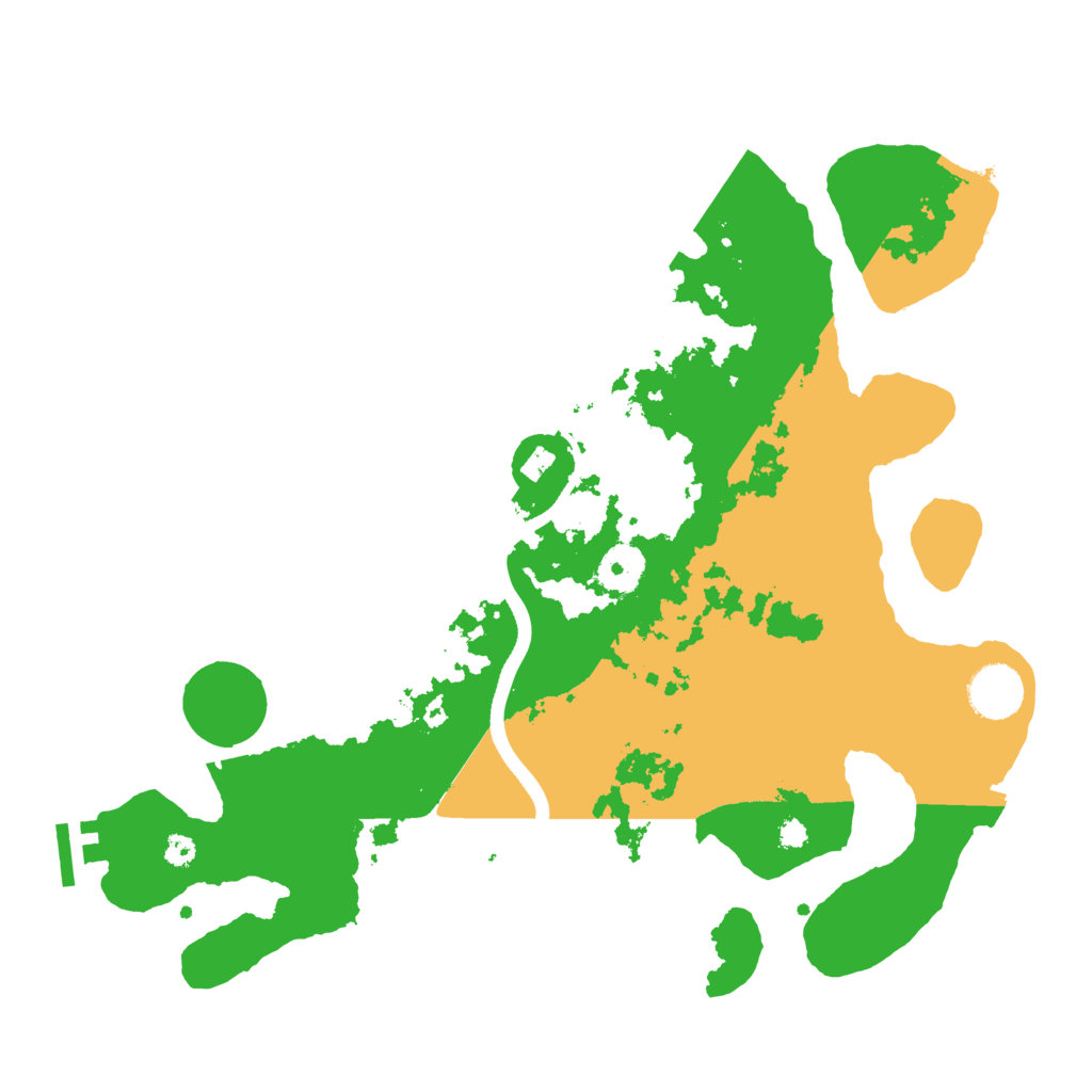 Biome Rust Map: Procedural Map, Size: 3500, Seed: 895138991