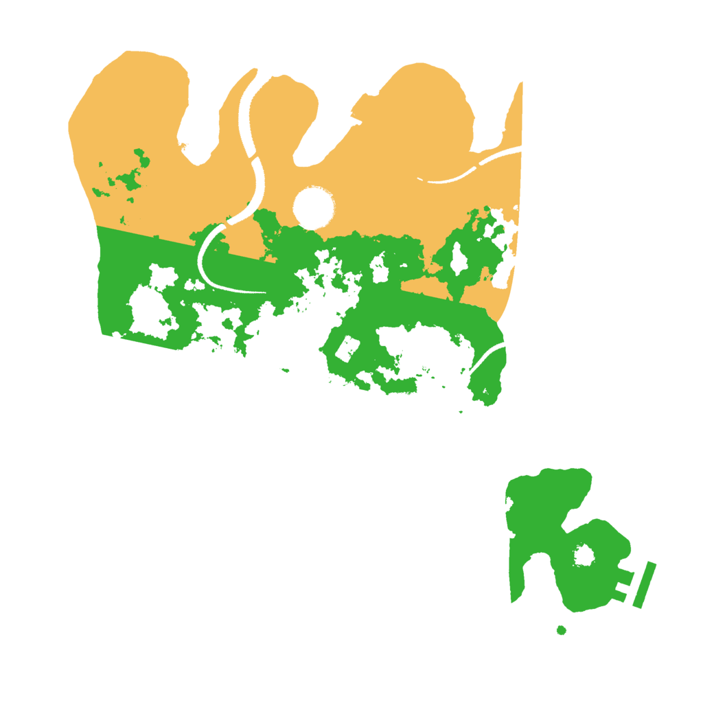 Biome Rust Map: Procedural Map, Size: 3000, Seed: 13827