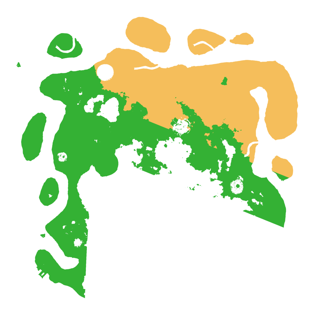 Biome Rust Map: Procedural Map, Size: 3500, Seed: 22081921