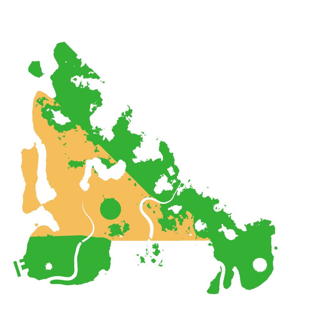 Biome Rust Map: Procedural Map, Size: 4050, Seed: 36434253