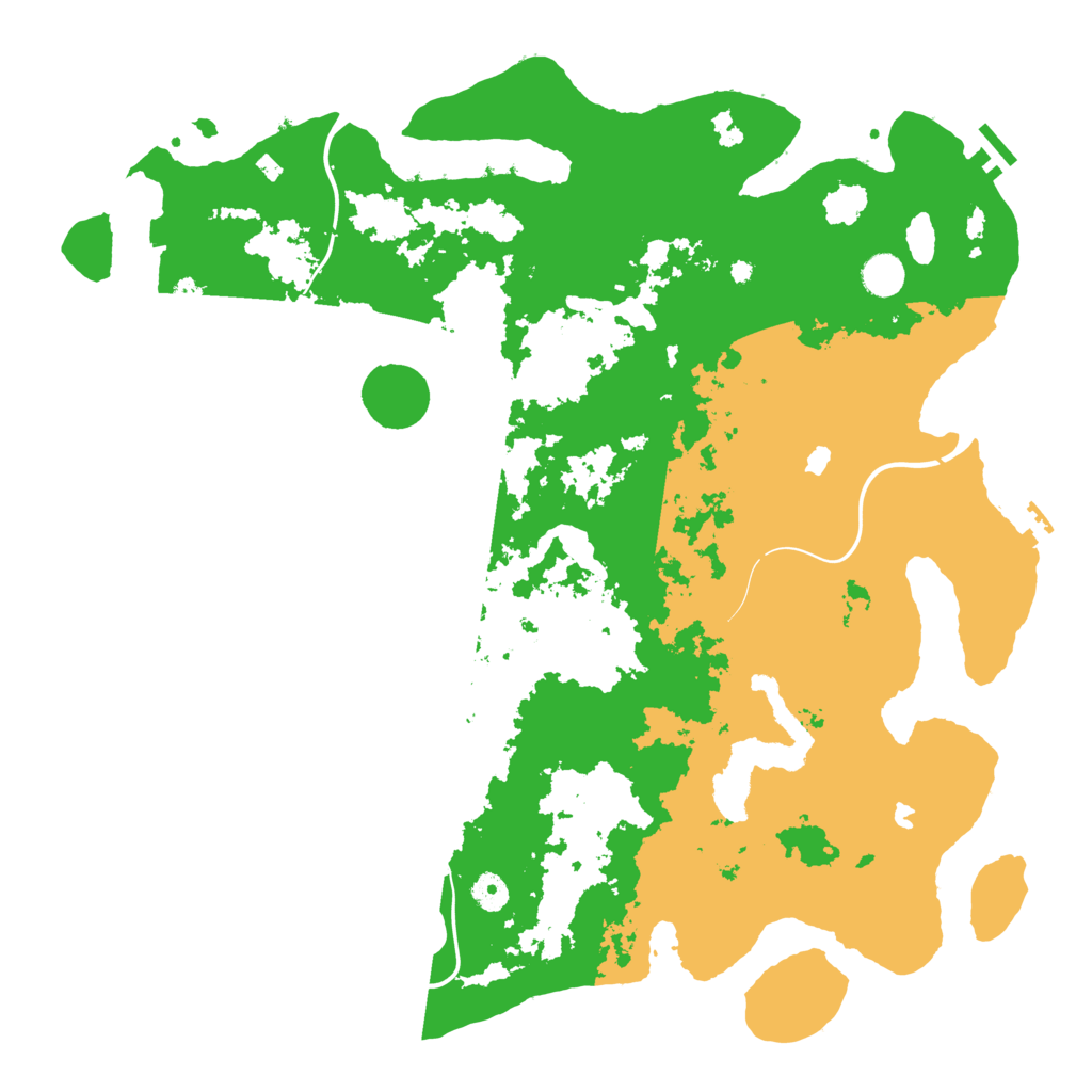 Biome Rust Map: Procedural Map, Size: 4500, Seed: 2532