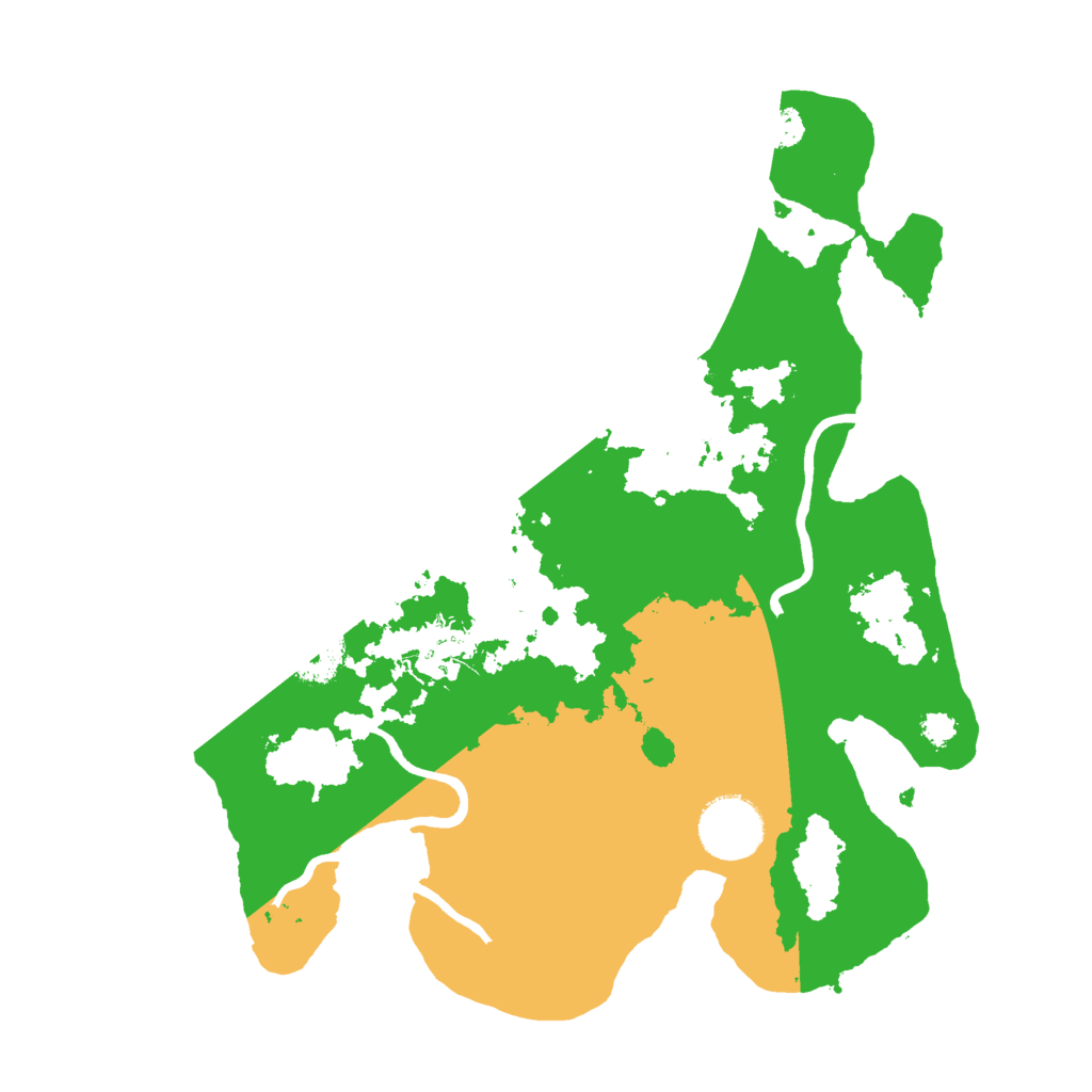 Biome Rust Map: Procedural Map, Size: 3000, Seed: 915171288