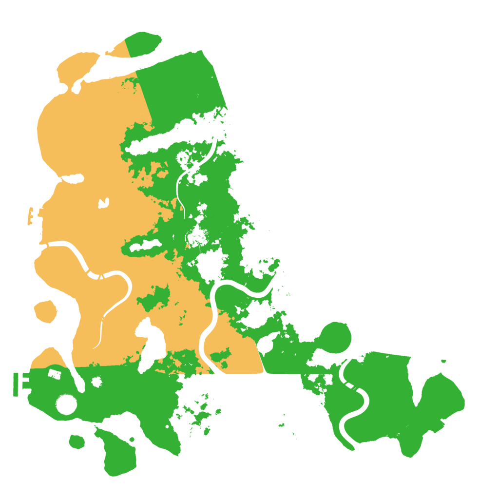 Biome Rust Map: Procedural Map, Size: 4250, Seed: 526681