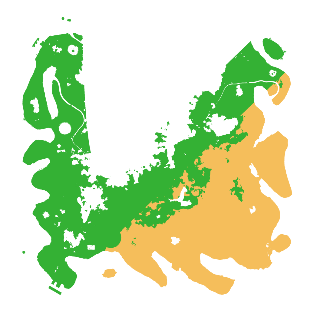 Biome Rust Map: Procedural Map, Size: 4500, Seed: 5931