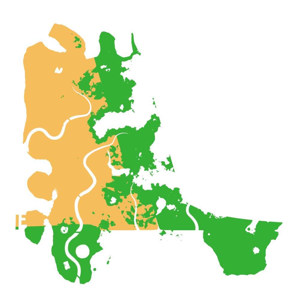 Biome Rust Map: Procedural Map, Size: 4160, Seed: 220301